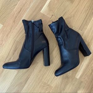 Steve Madden high heel black boots